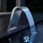 Preview: Poolbrunnen Silber 47 x 31 x 60 cm Edelstahl