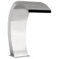 Preview: Poolbrunnen Edelstahl 60 x 30 x 70 cm Silber