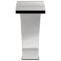 Preview: Poolbrunnen Edelstahl 60 x 30 x 70 cm Silber