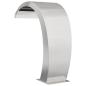 Preview: Poolbrunnen Edelstahl 60 x 30 x 70 cm Silber