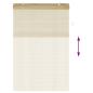 Preview: Rollo Natur 130 x 220 cm Bambus