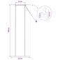 Preview: Rollo Braun 50 x 160 cm Bambus