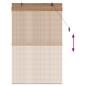 Preview: Rollo Braun 90 x 160 cm Bambus
