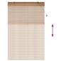 Preview: Rollo Braun 130 x 220 cm Bambus
