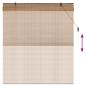 Preview: Rollo Braun 160 x 160 cm Bambus