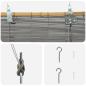 Preview: Rollo Grau 70 x 160 cm Bambus