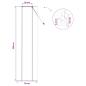 Preview: Rollo Grau 70 x 220 cm Bambus