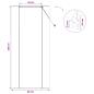 Preview: Rollo Grau 80 x 220 cm Bambus