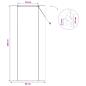 Preview: Rollo Grau 90 x 220 cm Bambus