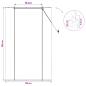 Preview: Rollo Grau 120 x 220 cm Bambus