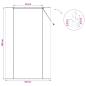 Preview: Rollo Grau 130 x 220 cm Bambus