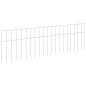 Preview: Gartenzaun-Paneel 48 stk. 100 x 30 cm Verzinkter Stahl Silber