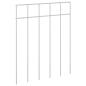 Preview: Gartenzaun-Paneel 24 stk. 25 x 30 cm Verzinkter Stahl Silber