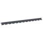 Preview: Raseneinfassung 20 stk. 102 x 4 x 4 cm Stahl Anthrazit