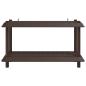 Preview: Regaleinheit 2 Ebenen 100 x 40 x 55,5 cm PP Braun
