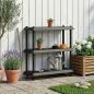 Preview: Regaleinheit 3 Ebenen 100 x 40 x 96 cm PP Anthrazit