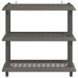 Preview: Regaleinheit 3 Ebenen 100 x 40 x 96 cm PP Hellgrau