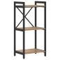 Preview: ARDEBO.de - Bücherregal 40 x 30 x 85 cm Holzwerkstoff Artisan-Eiche