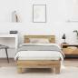 Preview: ARDEBO.de - Bettrahmen Artisan-Eiche 203 x 95 x 70 cm Holzwerkstoff