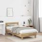 Preview: Bettrahmen Artisan-Eiche 203 x 95 x 70 cm Holzwerkstoff