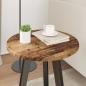 Preview: Tischplatte Ø 40 x 1,5 cm Rund Holzwerkstoff Altholz