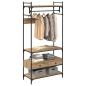 Preview: Kleiderschrank Artisan-Eiche 89 x 39 x 184.5 cm Holzwerkstoff