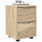 Preview: Nachttisch Sonoma-Eiche 30,5 x 30 x 43 cm Holzwerkstoff