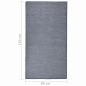 Preview: Outdoor-Teppich Flachgewebe 80x150 cm Blau