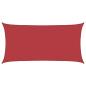 Preview: Sonnensegel 160 g/m² Rot 4x7 m HDPE