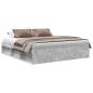 Preview: Bettgestell Betongrau 200x200 cm