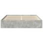 Preview: Bettgestell Betongrau 200x200 cm