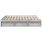 Preview: Bettgestell Betongrau 200x200 cm
