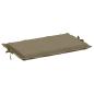 Preview: Sonnenliegen-Auflage Melange Taupe 186x58x4 cm Stoff