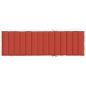 Preview: Sonnenliegen-Auflage Melange Rot 200x60x4 cm Stoff