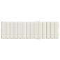Preview: Sonnenliegen-Auflage Melange Creme 200x70x4 cm Stoff