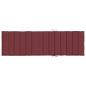 Preview: Sonnenliegen-Auflage Melange Weinrot 200x70x4 cm Stoff