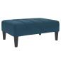 Preview: Fußhocker Blau 77x55x31 cm Samt
