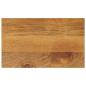 Preview: Tischplatte 40x30x2,5 cm Rechteckig Massivholz Mango