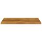 Preview: Tischplatte 70x50x2,5 cm Rechteckig Massivholz Mango