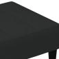 Preview: Fußhocker Schwarz 77x55x31 cm Samt