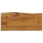 Preview: Tischplatte mit Baumkante 80x40x3,8 cm Massivholz Mango