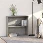 Preview: ARDEBO.de - B?cherregal 2 F?cher Betongrau 80x30x76,5 cm Holzwerkstoff