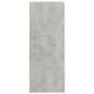 Preview: B?cherregal 2 F?cher Betongrau 80x30x76,5 cm Holzwerkstoff