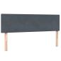 Preview: Boxspringbett mit Matratze Dunkelgrau 160x210 cm Samt