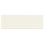 Preview: Sonnenliegen-Auflage Melange Creme 186x58x4 cm Stoff