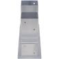 Preview: Holzstapelhalter 8 Stk. Stahl Silbern