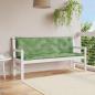 Preview: ARDEBO.de - Gartenbank-Auflagen 2 Stk. Blattmuster 150x50x7 cm Stoff