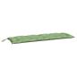 Preview: Gartenbank-Auflagen 2 Stk. Blattmuster 150x50x7 cm Stoff