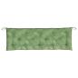 Preview: Gartenbank-Auflagen 2 Stk. Blattmuster 150x50x7 cm Stoff