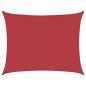 Preview: Sonnensegel 160 g/m² Rot 6x8 m HDPE